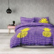 Patalynės komplektas AmeliaHome POS/AH/BASIC/PINEAPPLE/155X220*2+80X80*2 kaina