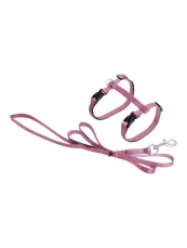 Flamingo - Ziggi Cat harness with line - Pink kaina