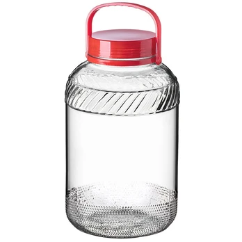 Kadax stiklainis su dangteliu, 8 l
