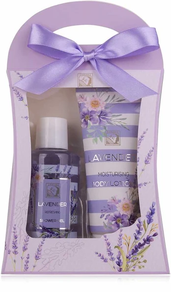 Accentra Bath set LAVENDER in paper gift box
