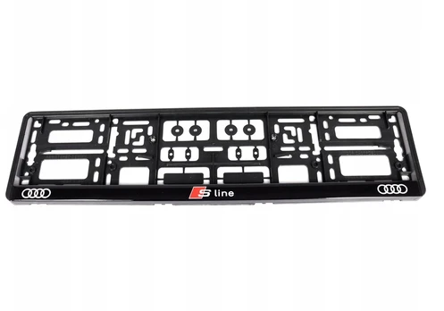 Audi Sline numerio rėmelis 1vnt