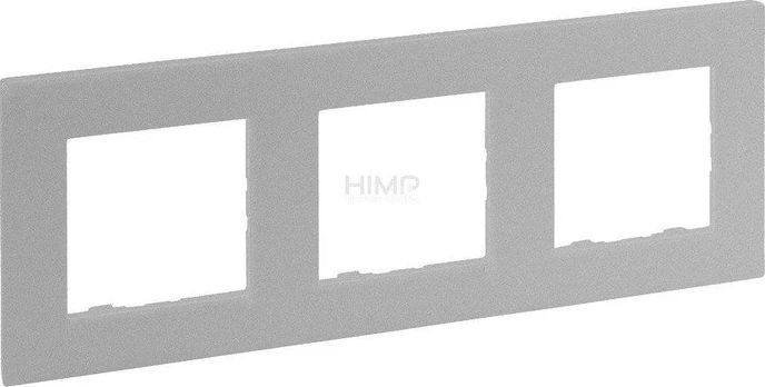 Legrand Niloe Step - ramka potrójna 3x- spalva aliuminio 863393