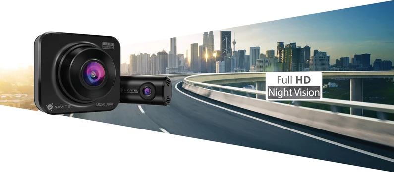 Vaizdo registratorius Navitel AR280 DUAL Full HD Dashcam With an Additional Rearview Camera