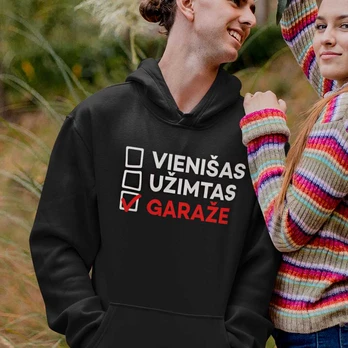 Džemperis "Visada garaže"