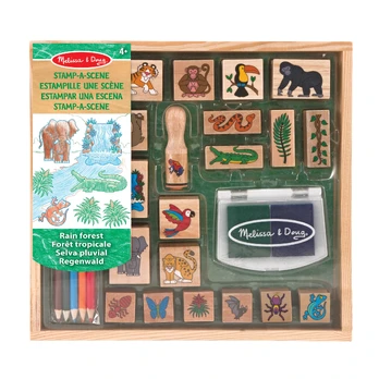 MELISSA & DOUG playset Stamp-a-Scene-Rain Forest