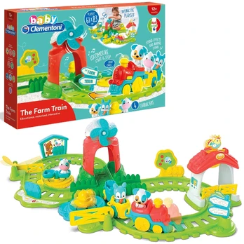 Interaktyvus žaislas Clementoni Animals Farm Interactive Train 17391, anglų