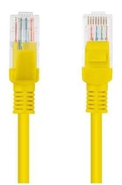 PATCHCORD KAT.6 UTP 0.25M Geltonas FLUKE PASSED LANBERG