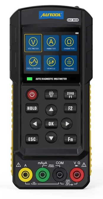 Automobilių diagnostikos multimetras, Autool DM303