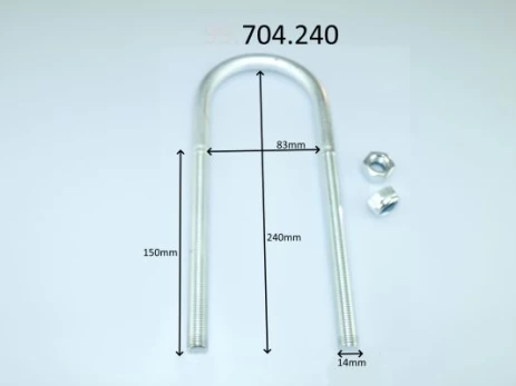 LS GERMANY 704240-LS Leaf spring shackle