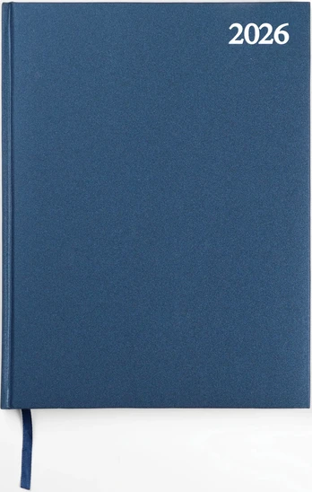 Kalendorius STANDARD 2026, PVC, A4, mėlyna (Baltic)