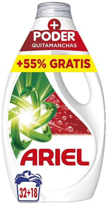 ARIEL EXTRA POWER STAIN REMOVER liquid detergent 50 doses