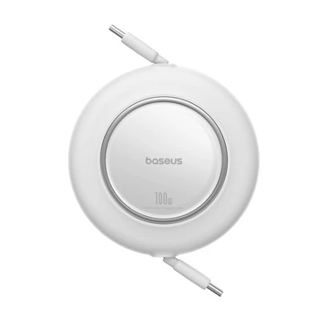 Baseus Free2Pull Mini 100W Retractable USB-C Cable - USB-C 2m - Baltas