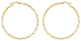 Troli Round auksinis-plated earrings 2 - 5 cm kaina