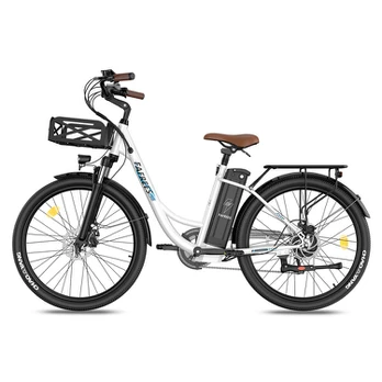 Elektrinis dviratis Fafrees F26 Lasting 26'', baltas