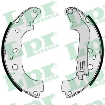 LPR LPR08590 Brake shoe set