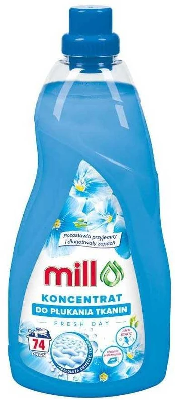 Madonis MILL Fresh Day fabric softener concentrate, 2 l (bulk pack of 4)