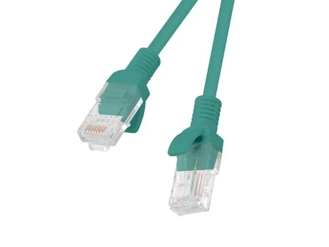 PATCHCORD KAT.6 UTP 1.5M Žalias FLUKE PASSED LANBERG 10-PACK