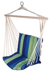 Sėdimas hamakas Cattara, mėlynas/žalias, 45 cm