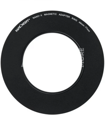 K&F Concept K&F 49-77mm Magnetic Filter Adapter Ring, Matte Black, Frame Thickness 2.16mm