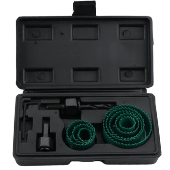 Gręžimo karūnų medžiui rinkinys 11vnt. 19/ 64mm