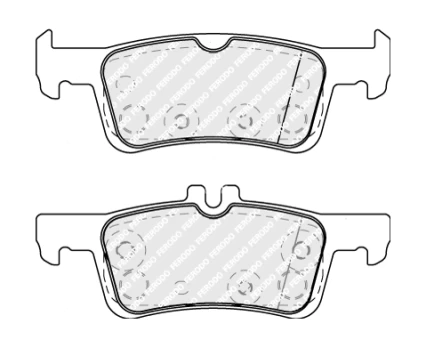 FERODO FDB5130 Brake pad set