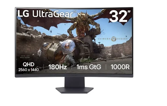 Monitorius LG 32GS60QC-B