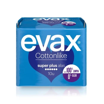 Evax Cottonlike Súper Plus su sparnais 10 vnt