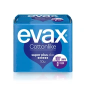 Evax Cottonlike Súper Plus su sparnais 10 vnt kaina