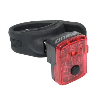 Galinis dviračio žibintas Rock Machine R.Light 30 USB Black/Grey