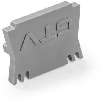 Cover for LED profile GLAX Heat sink, pilkas (10pcs)