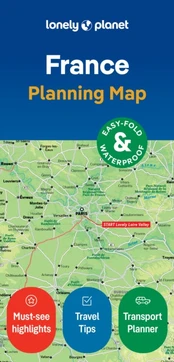 Lonely Planet France Planning Map