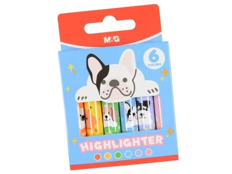 Teksto žymeklis M&G mini Puppy 6vnt.