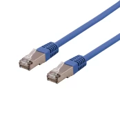 Kabelis DELTACO S/FTP Cat6 patch, LSZH, 3m, 250MHz, mėlynas / SFTP-63BH kaina