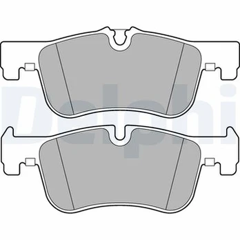 DELPHI LP2284 Brake pad set