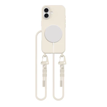 Dėklas TECH-PROTECT MAGNETINIS PAKABUKAS MAGSAFE IPHONE 16 LATTE