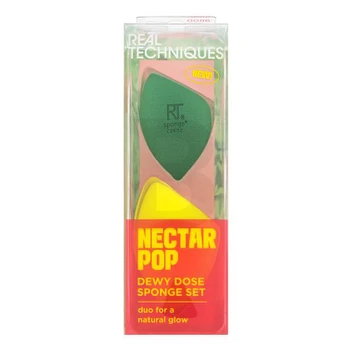 Real Techniques Nectar Pop Dewy Dose Sponge Set Aplikatorius 2 ml Makiažo aplikatorius