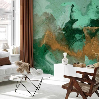 Artgeist Fototapetas - Malachite Play