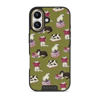 Curious Cat - iPhone 17 Case, Elite Dark (MagSafe) / Gold