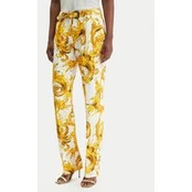 Versace Jeans Couture Medžiaginės kelnės 80HAA111 NS756 Balta Regular Fit