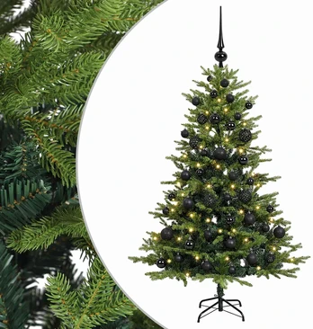 Dirbtinė kalėdinė eglutė su rutuliuku 120 cm 150 LED