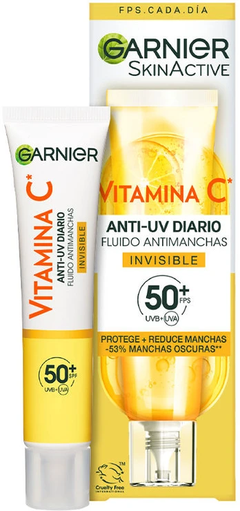 Garnier Skinactive Vitamina C Fluido Antimanchas Spf50 40ml