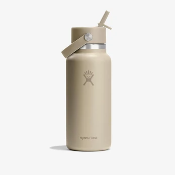 Hydro Flask 946ml Wide Flex Straw Cap Oat (W32CFS114 Gertuvės)