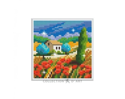 Deimantinė mozaika, magnetas Collection D'Art, 11x11 cm, DCM110