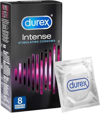 Durex Intense 8 vnt. dėžutė