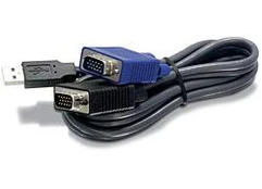 Trendnet TK-CU15 KVM cable Juodas 4.5 m