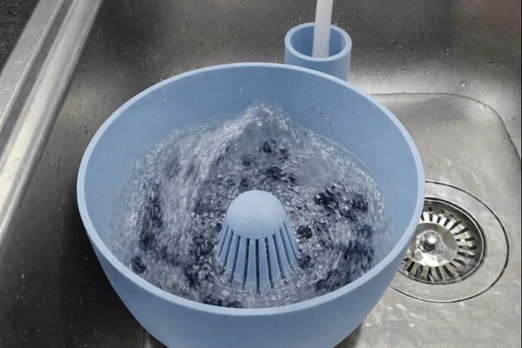 „HydroSūkurys“ – vaisių ir daržovių plovimo dubuo (vortex)
