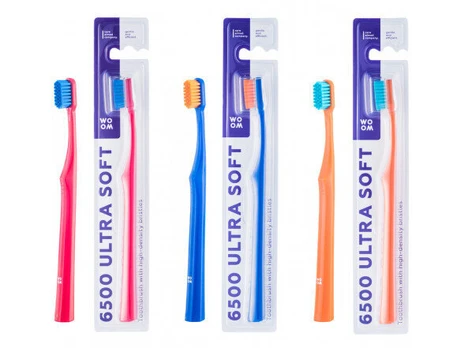 Dantų šepetėlis Woom 6500 Ultra Soft, 1 vnt.