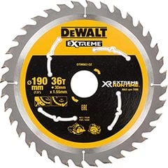 DeWalt Dewalt diskinio pjūklo diskas 190 mm, 36 dantys (DT99563)