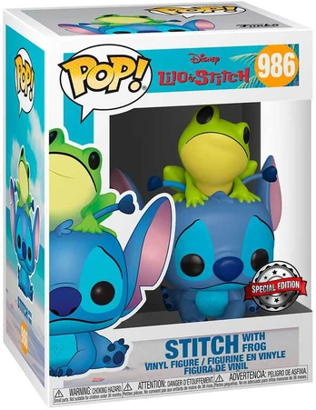 Funko POP figure Disney Lilo & Stitch - Stitch with Frog Exclusive