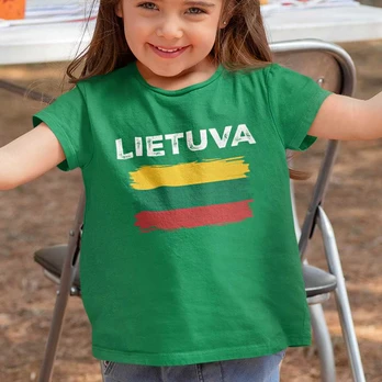Vaikiški marškinėliai "Retro Lietuva"